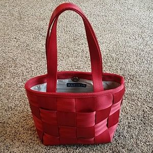 Harvey's Seatbelt Bag Purse Red Tote